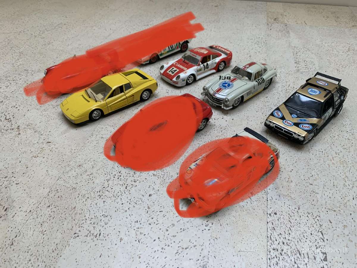 Modeliukai -ferrari,posrche,lancia, Mercedes