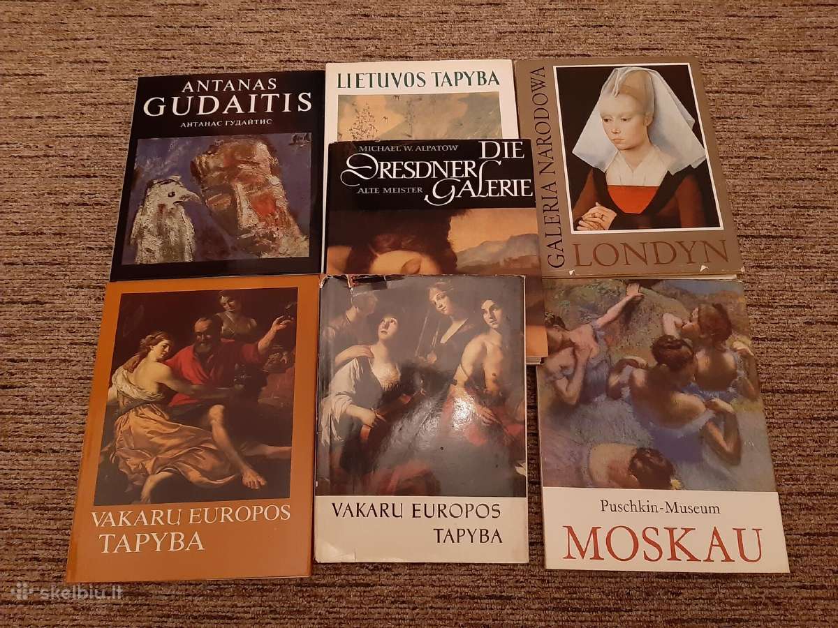 Knygos apie meną, tapybą siuntimas