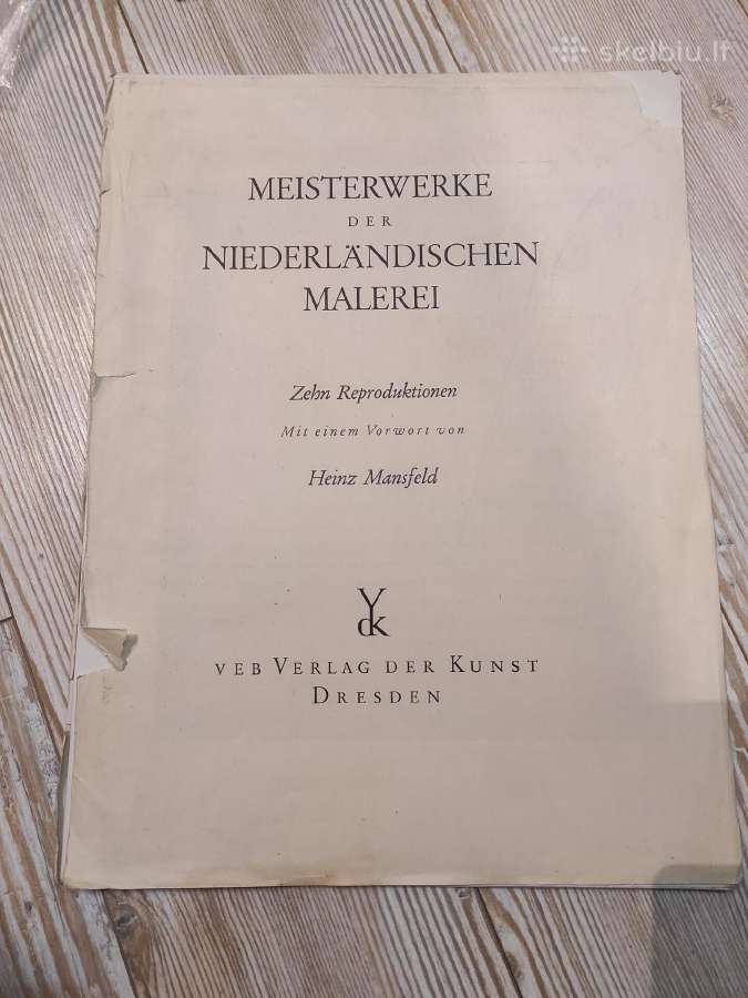 Parduodu Nyderlandų tapytojų darbų rinkinį