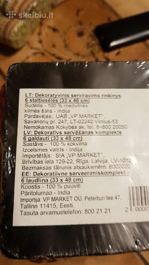Stalo takeliai met.krepšelyje - nuotraukos Nr. 3