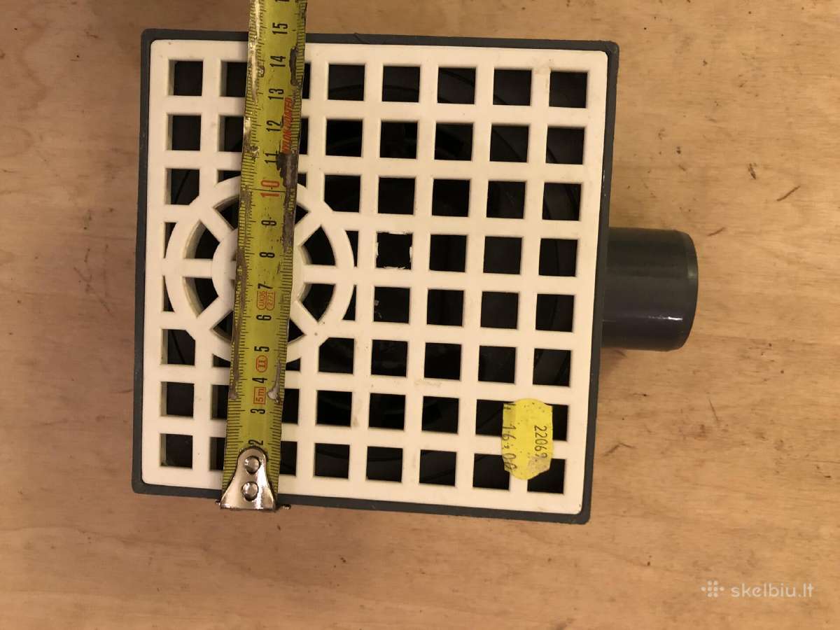 Plastikinis trapas grindims. 150x150 mm, h100 mm - nuotraukos Nr. 3