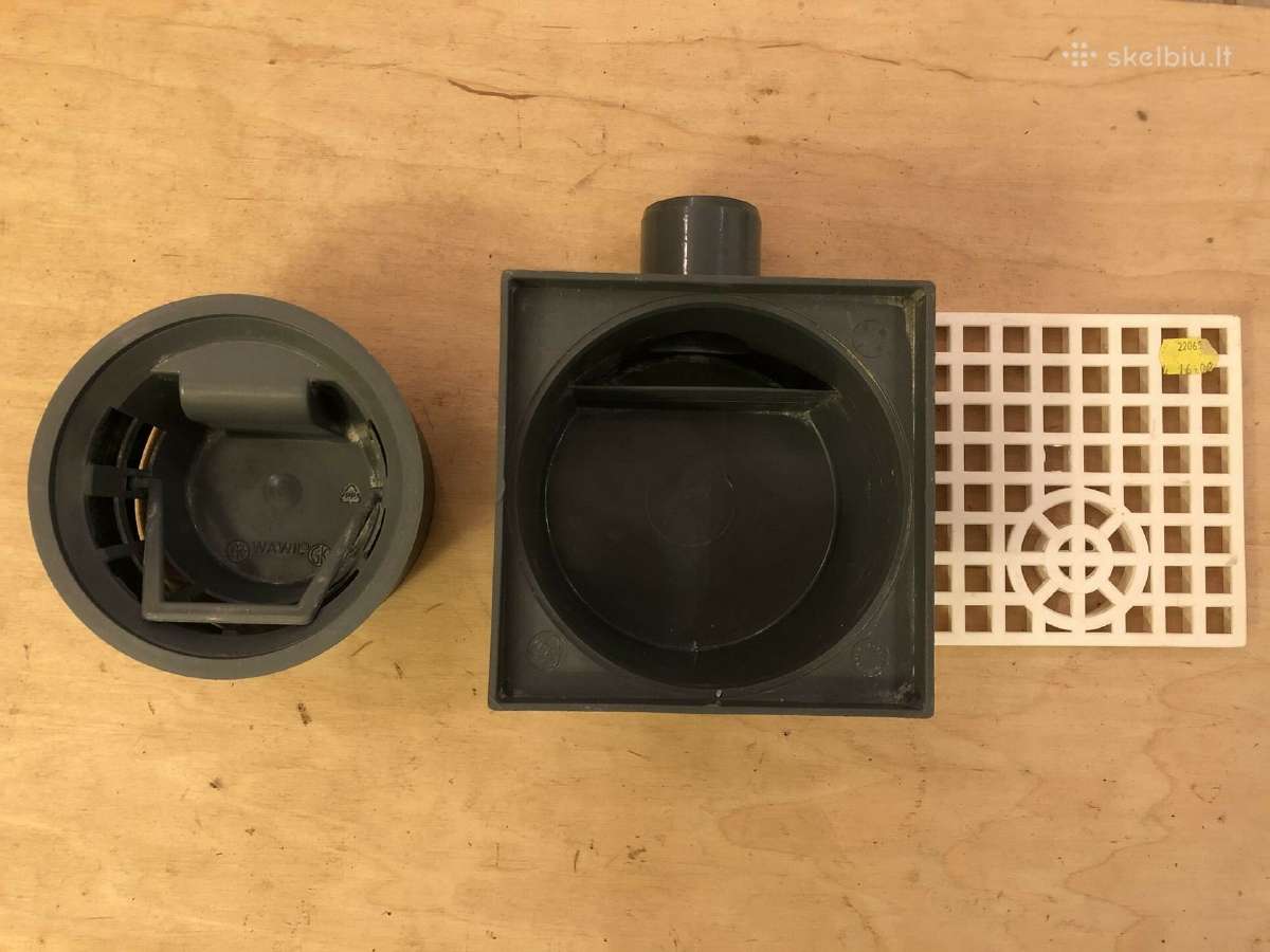 Plastikinis trapas grindims. 150x150 mm, h100 mm - nuotraukos Nr. 6