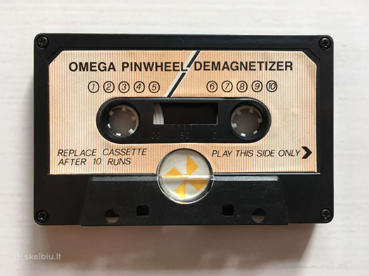 Omega pinwheel demagnetizer valymo kasetė