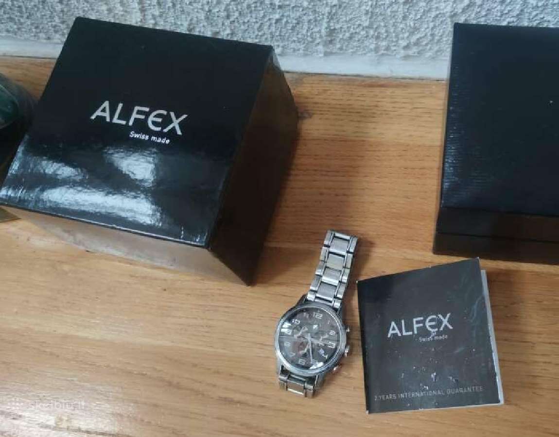 Sveicariskas Laikrodis Alfex