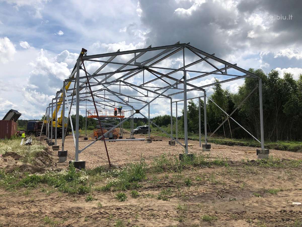 Pirkti skeletas metalo angaras, dvuhskatnyj, 12х24 - nuotraukos Nr. 3