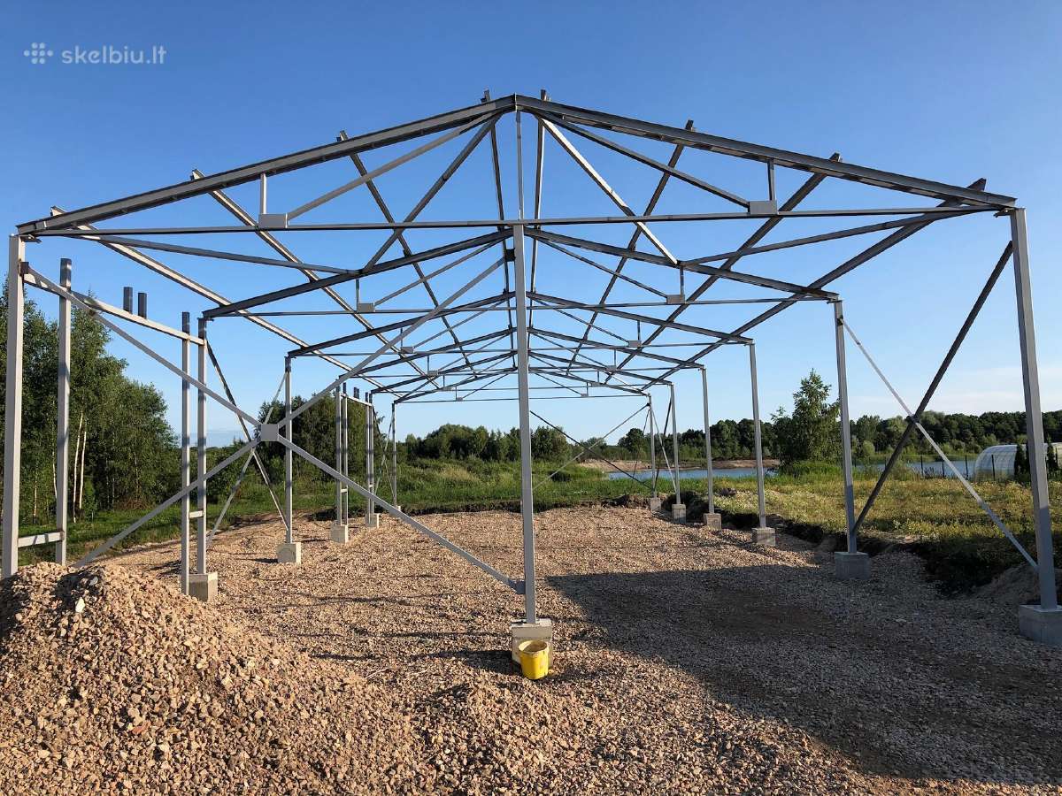 Pirkti skeletas metalo angaras, dvuhskatnyj, 12х24 - nuotraukos Nr. 12