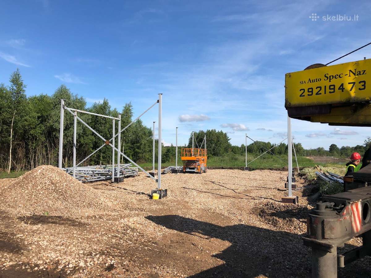 Skeletas metalo angaras, dvuhskatnyj, 12х24 - nuotraukos Nr. 18