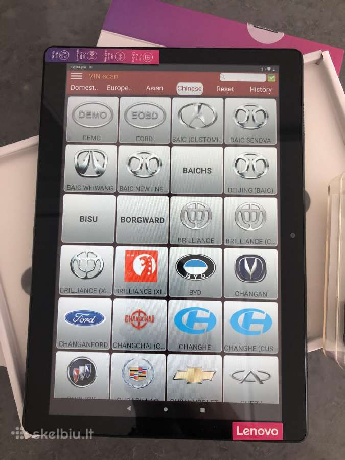 Automobiliu universali diagnostika x431 Android