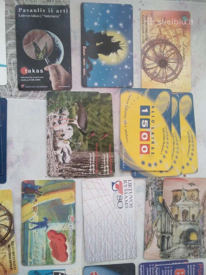 Taksofono kort.urmet,pulsar5x1e Lietuvos, Lenkijos - nuotraukos Nr. 2