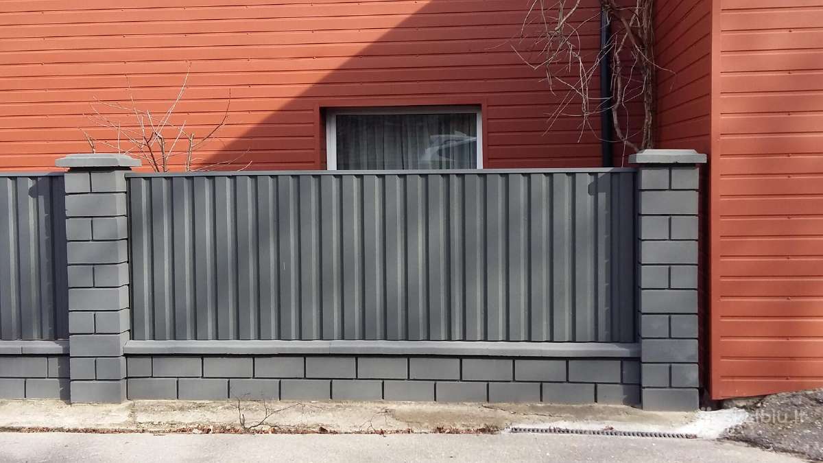 Tvoros pamatas segmentinė tvora pamatai bortai - nuotraukos Nr. 25