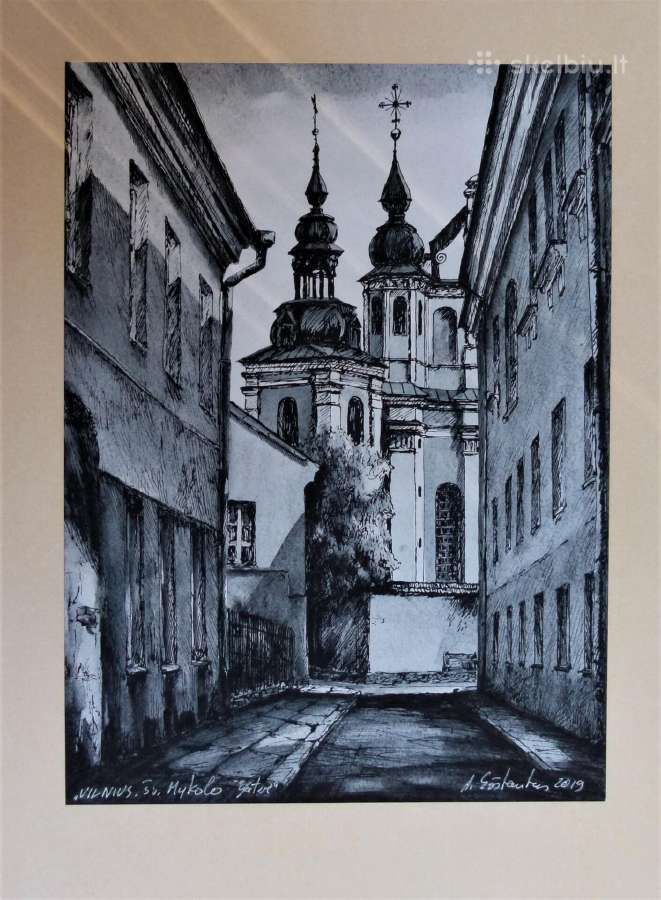 Paveikslas akvarelė - nuotraukos Nr. 4