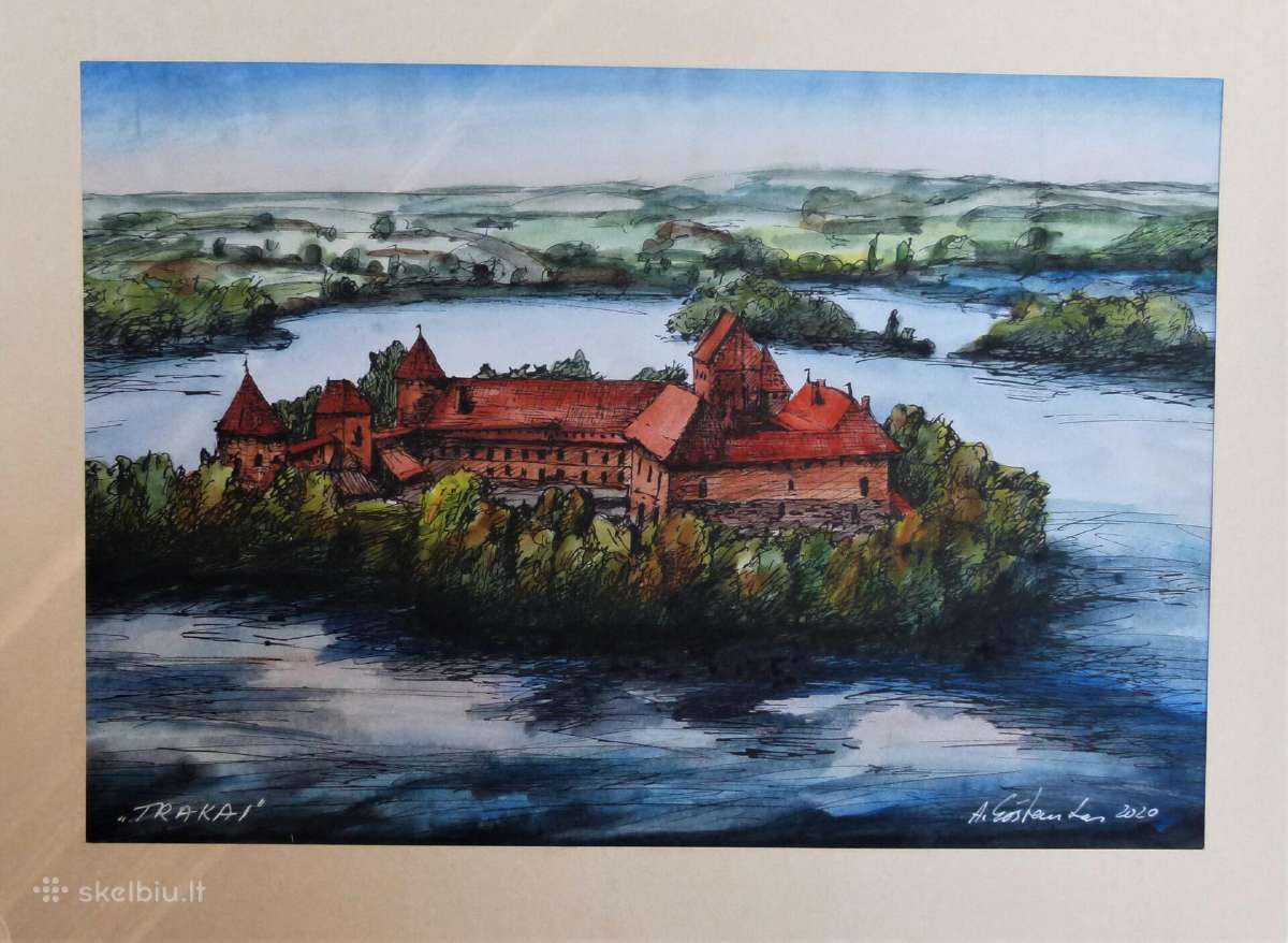 Paveikslas akvarelė - nuotraukos Nr. 2