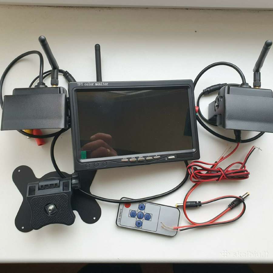 Bevieles galinio vaizdo kamera ir LCD monitorius 7 - nuotraukos Nr. 3
