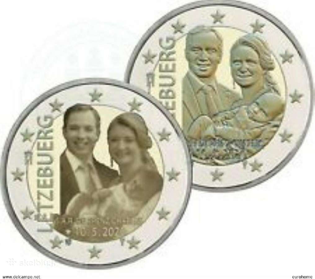 Liuksemburgas 2020m.2€ “Princas Šarlis“ Unc
