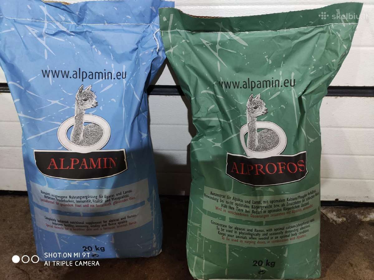 Papildai Apamin -Alprofos Alpakoms, Lamoms