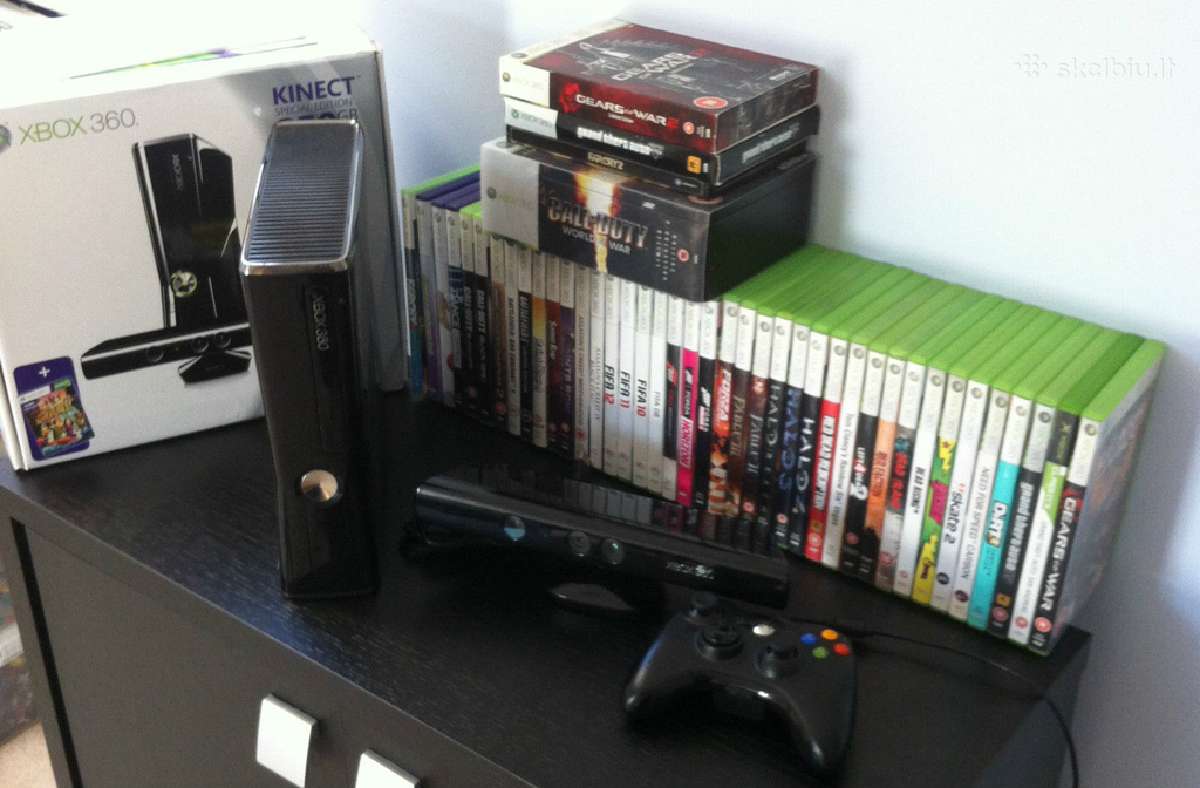 Xbox360 atrištas su kinect ir Garantija 12mėn - nuotraukos Nr. 3