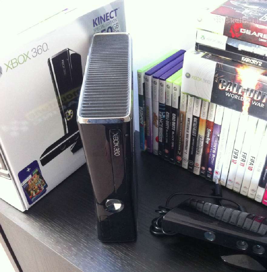 Xbox360 atrištas su kinect ir Garantija 12mėn - nuotraukos Nr. 7