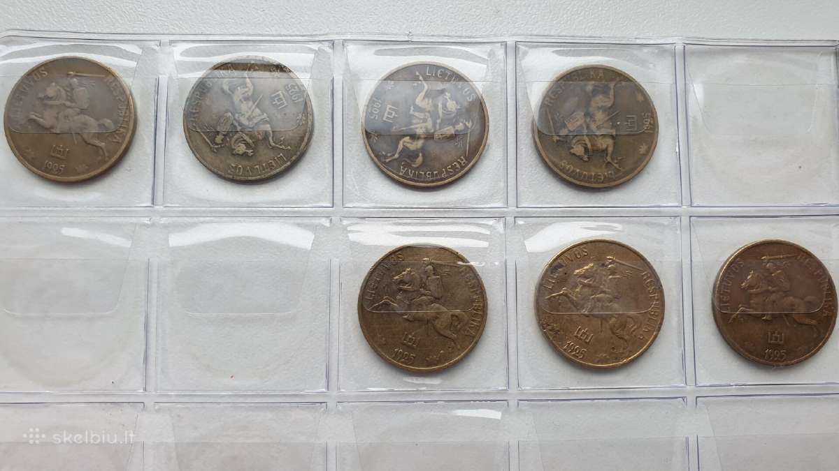 1925 m. 10 centai smetoniški lietuviški centai - nuotraukos Nr. 2