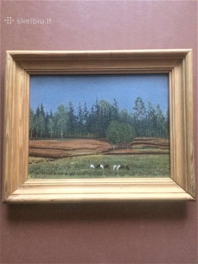Painter Fritz Busse -Landscape 1934 ,Germany