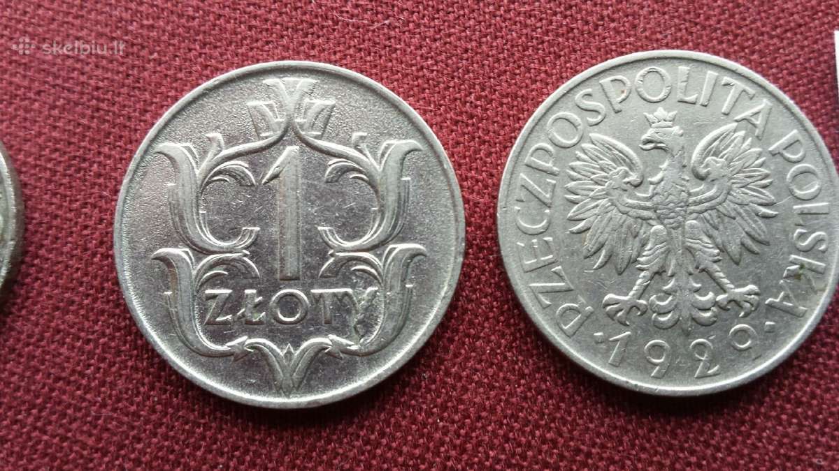 Monetos 1923,1929.lenkija. - nuotraukos Nr. 5