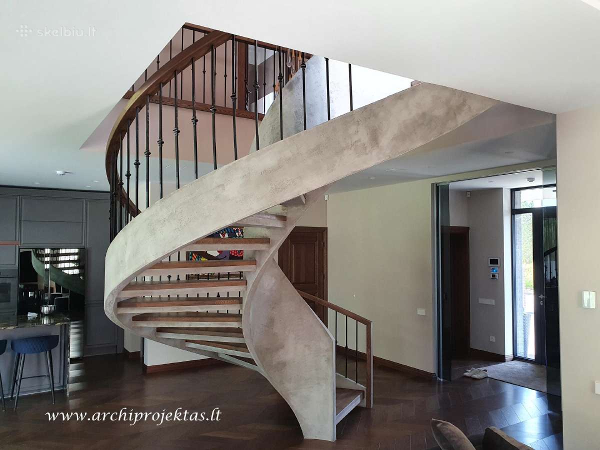 Laiptai Archiprojektas - Betoniniai laiptai - nuotraukos Nr. 7