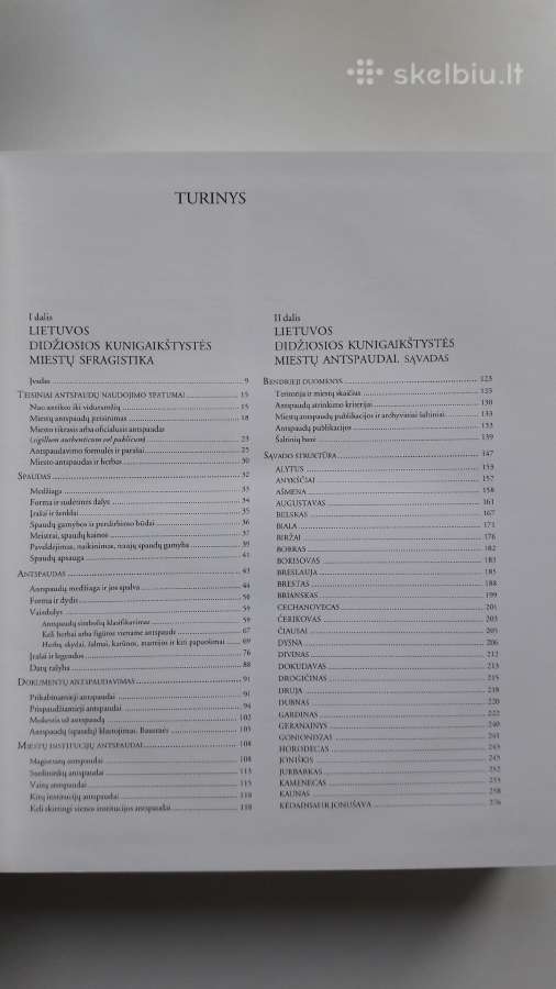 Knyga. LDK miestų antspaudai - nuotraukos Nr. 2