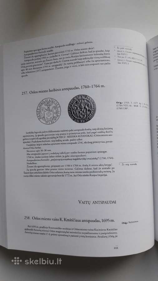 Knyga. LDK miestų antspaudai - nuotraukos Nr. 10