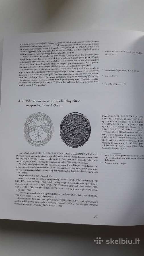 Knyga. LDK miestų antspaudai - nuotraukos Nr. 12