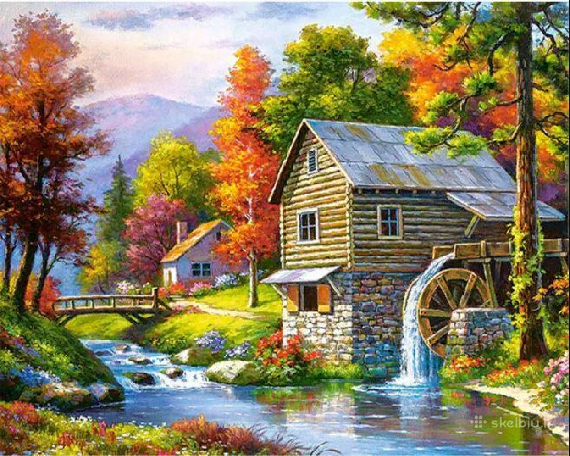 Tapybos pagal skaičius rinkiniai, 40x50cm. įvairūs - nuotraukos Nr. 21
