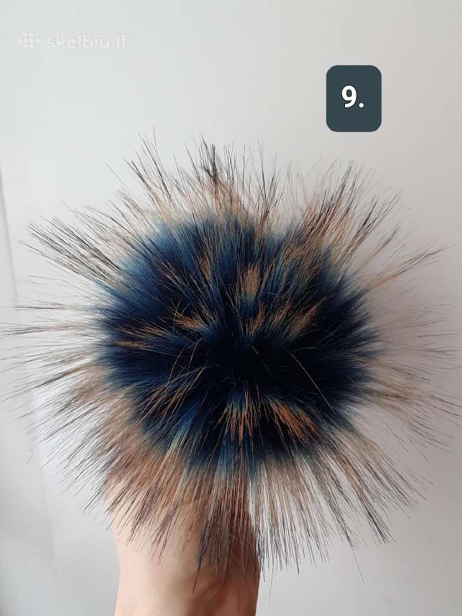 Kailiniai bumbulai/pompom rankdarbiams - nuotraukos Nr. 6