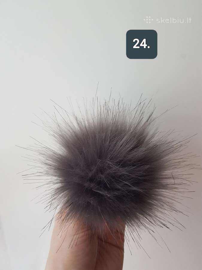 Kailiniai bumbulai/pompom rankdarbiams - nuotraukos Nr. 11