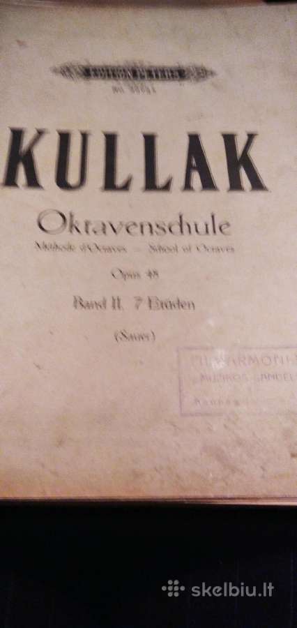 T.kullak. Etiudai fortepijonui
