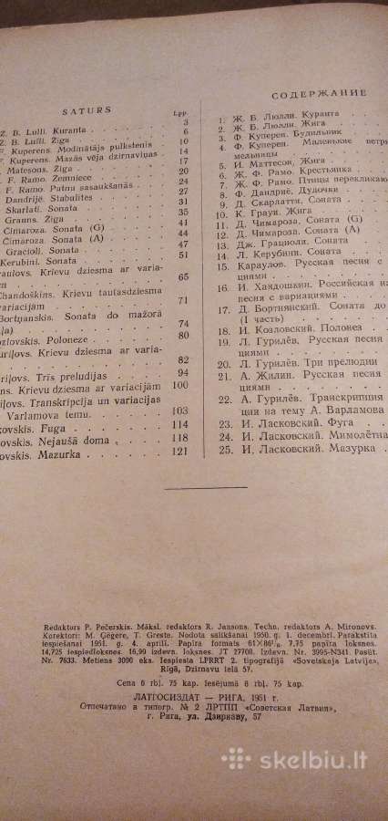Natos fortepijonui - nuotraukos Nr. 3