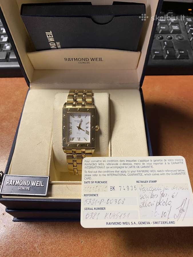 Laikrodis Raymond Weil orig. - nuotraukos Nr. 4