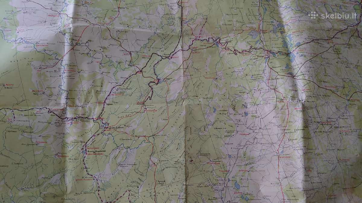 1943 m. Europinės Rusijos žemėlapis (Pietūs) - nuotraukos Nr. 13