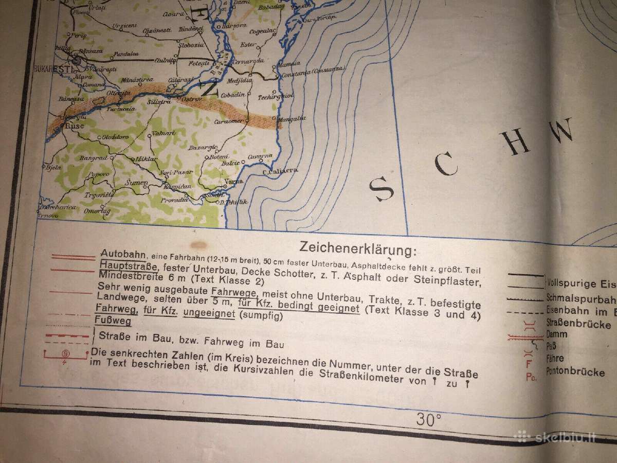 1943 m. Europinės Rusijos žemėlapis (Pietūs) - nuotraukos Nr. 14