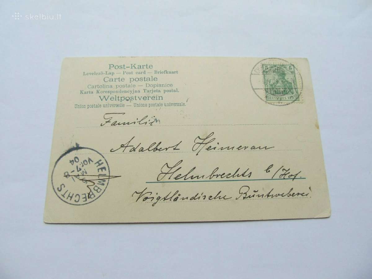 Vokiški atvirukai iki 1910 - nuotraukos Nr. 6