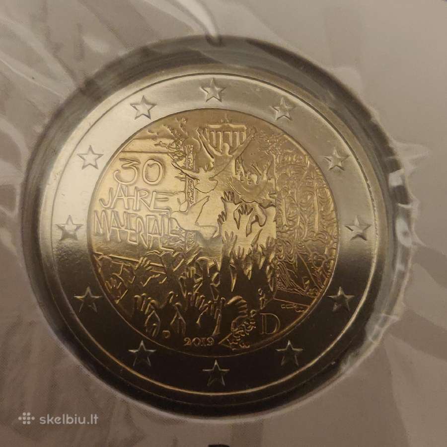 5x2 Eur (A, D, F, G, J) Vokietijos monetų rinkinys - nuotraukos Nr. 8