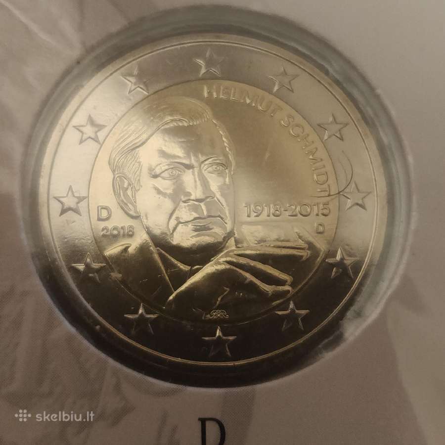 5x2 Eur (A, D, F, G, J) Vokietijos monetų rinkinys - nuotraukos Nr. 4