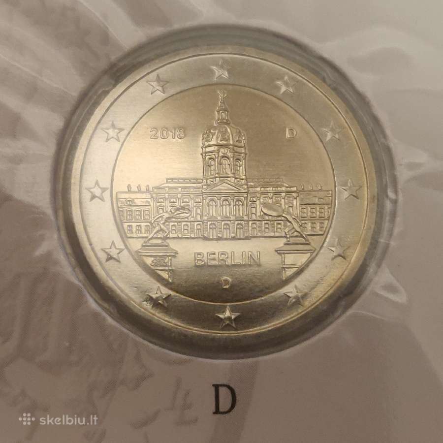 5x2 Eur (A, D, F, G, J) Vokietijos monetų rinkinys - nuotraukos Nr. 2