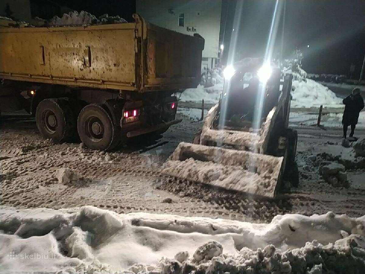 Statybinės technikos nuoma. Sniego valymas - nuotraukos Nr. 22