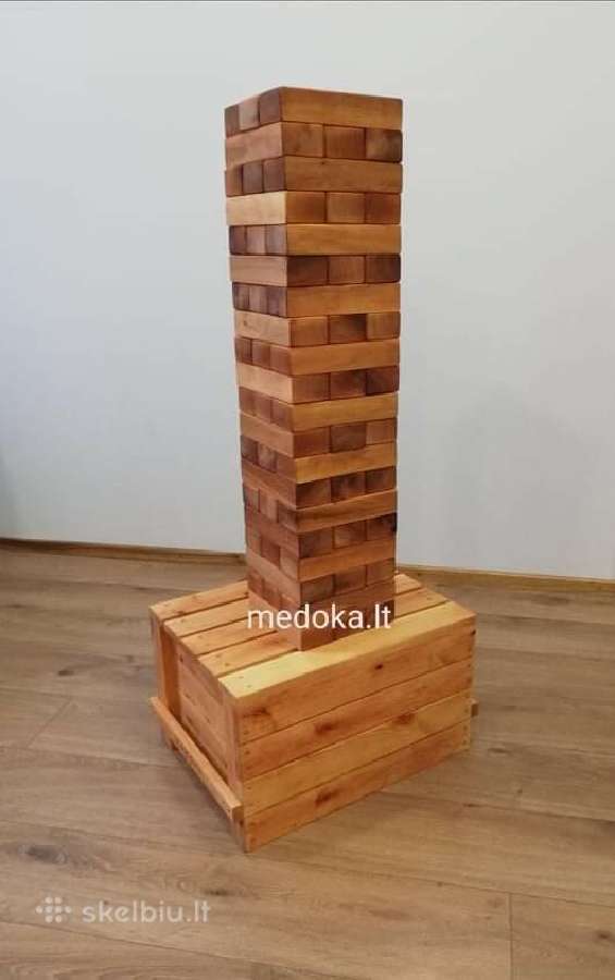 Jenga žaidimo kaladėlės - nuotraukos Nr. 10