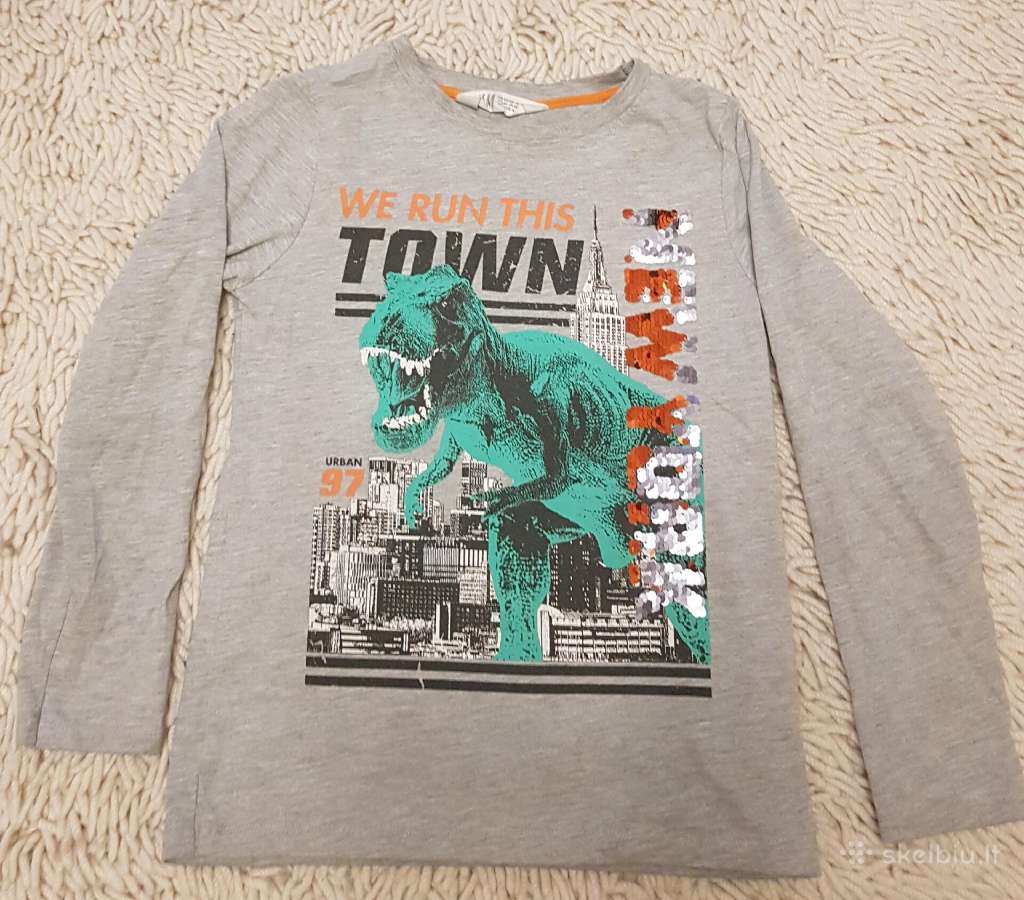 Marškinėliai ilgomis rankovėmis H&m Dydis 122-128