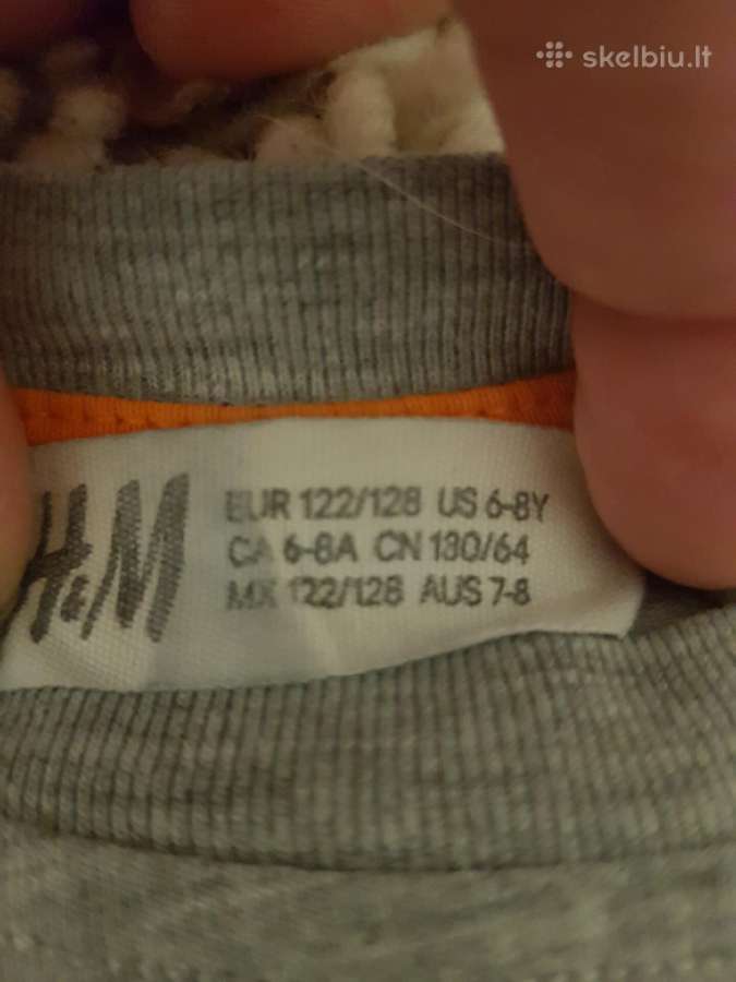 Marškinėliai ilgomis rankovėmis H&m Dydis 122-128 - nuotraukos Nr. 3