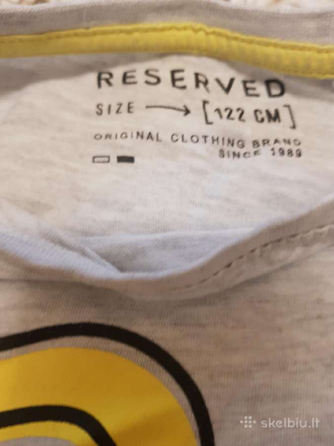 Marškinėliai ilgomis rankovėmis Reserved Dydis 122 - nuotraukos Nr. 3
