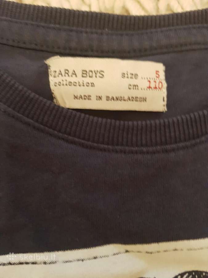 Marškinėliai ilgomis rankovėmis Zara Dydis 110 - nuotraukos Nr. 4