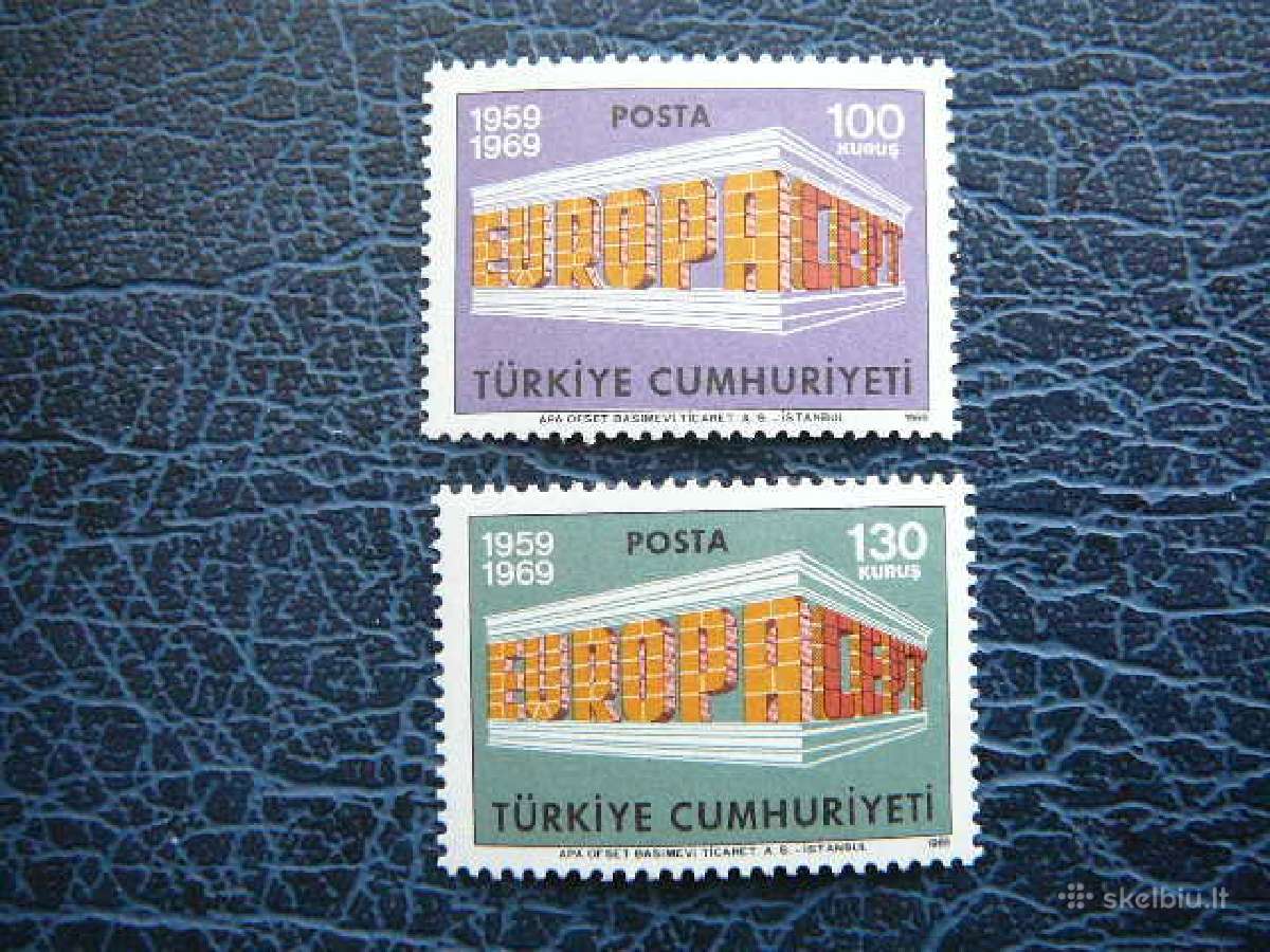 Europa Cept Turkija 1969 Mnh tkt2124