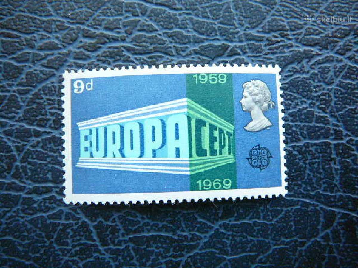 Europa Cept Anglija 1969 Mnh ukd512