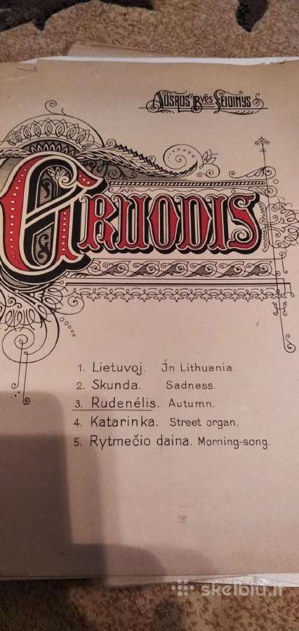 J.gruodžio natos fortepijonui