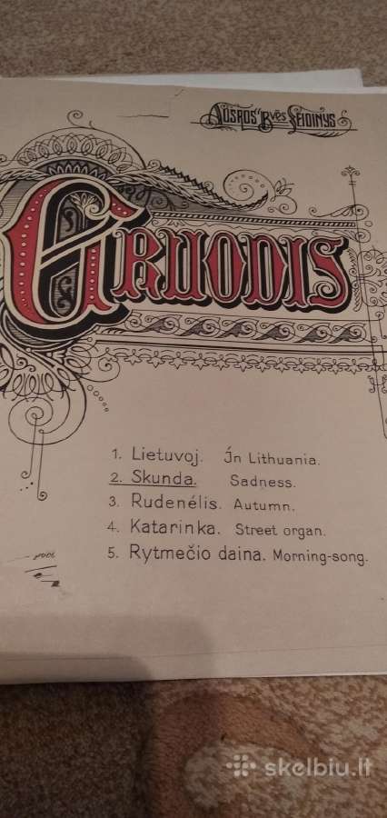 J.gruodžio natos fortepijonui